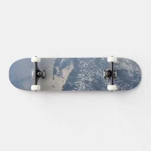 Skateboard Sunglint Sur La Côte Du Massachusetts.