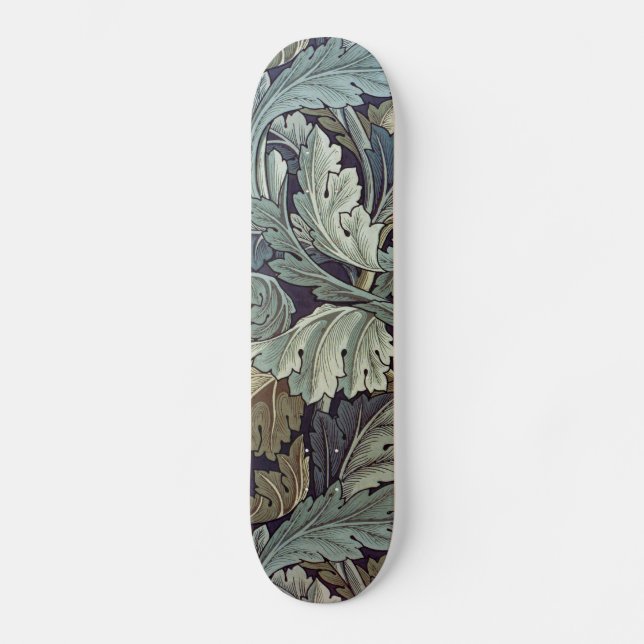 Skateboard Superbe William Morris Acanthus Design Leaf (Recto)