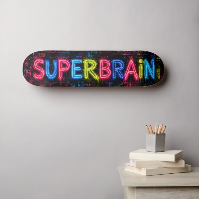Skateboard Superbrain IA (Art mural (Horz))
