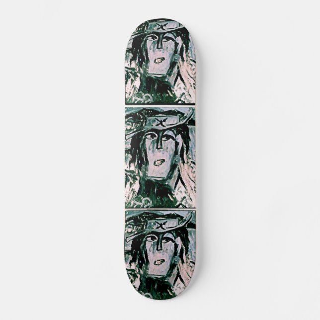Skateboard supporter des RAIDERS (Recto)