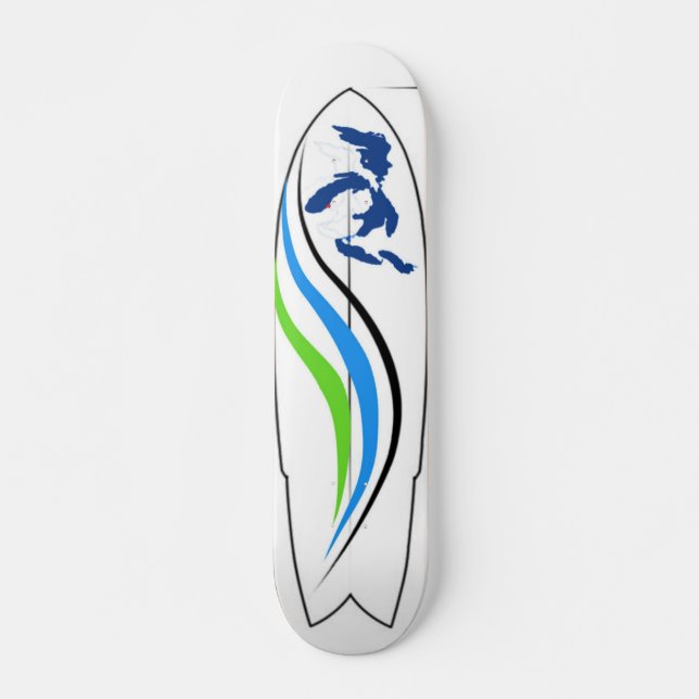 Skateboard Surf Phish Great Lakes (Devant)