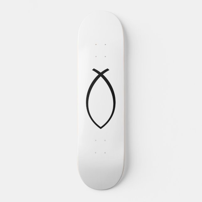 Skateboard Symbole Christian Fish (Ichthys) (Recto)