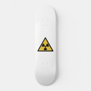Skateboard Symbole d'avertissement de rayonnement (danger rad