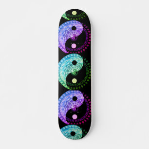 Skateboard Symbole de Harmony and Balance Yin Yang Mandala