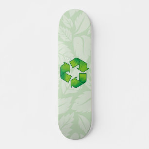 Skateboard Symbole de recyclage