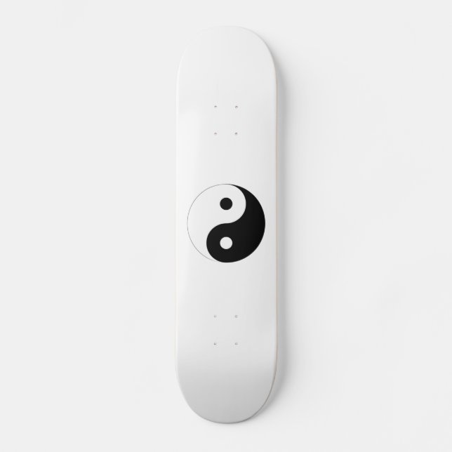 Skateboard Symbole de Yin-Yang (Recto)