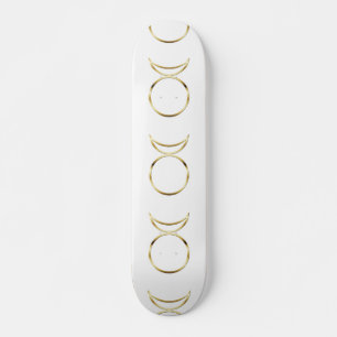 Skateboard Symbole Dieu de la Corne de l'païen tombé