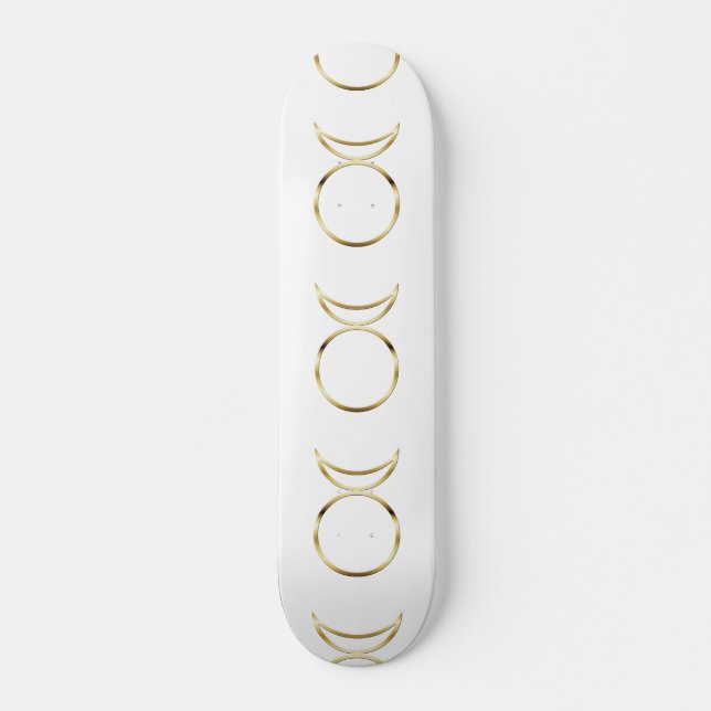 Skateboard Symbole Dieu de la Corne de l'païen tombé (Devant)