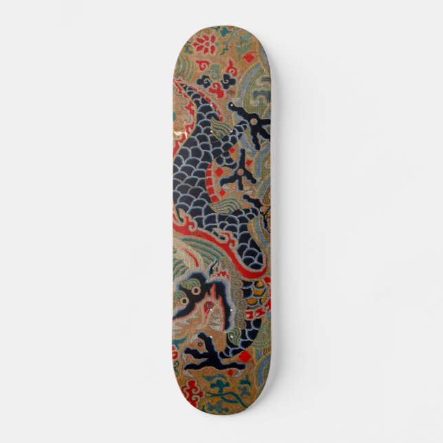 Skateboard Symbole dragon chinois Antique asiatique (Recto)