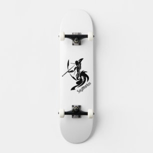 Skateboard Symbole et signe zodiaque Sagittaire