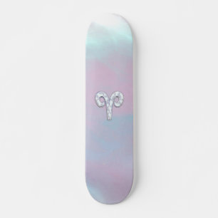 Skateboard Symbole zodiaque des baies de style perle