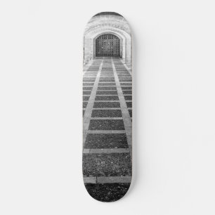 Skateboard Symétrie en noir et blanc