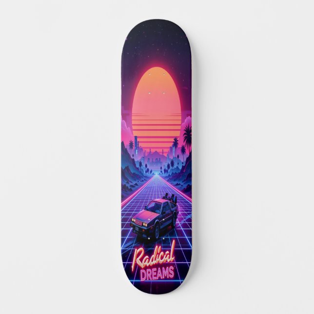 Skateboard Synthwave Shred Edition 2 (Recto)