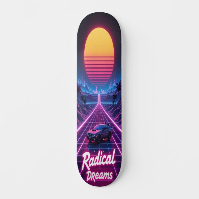 Skateboard Synthwave Shred Edition 3 (Recto)
