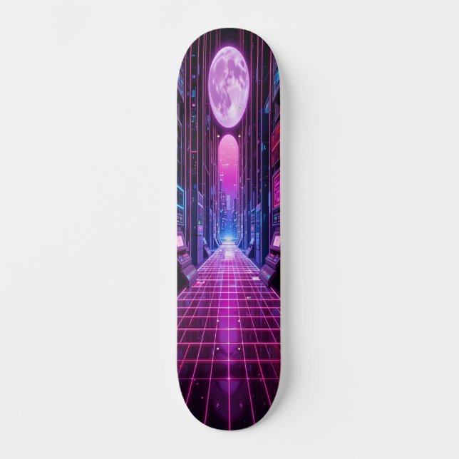 Skateboard Synthwave Shred Edition 4 (Recto)