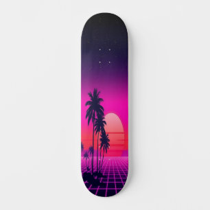 Skateboard Synthwave Sunset : Edition 2
