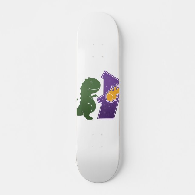 Skateboard T rex lecture - Choisir la couleur arrière - plan (Devant)
