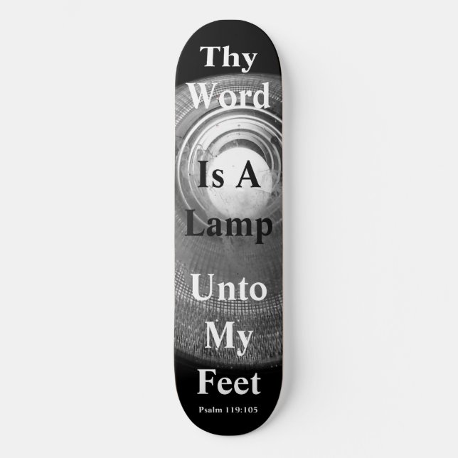 Skateboard Ta Parole Est Une Lampe À Mes Pieds (Recto)