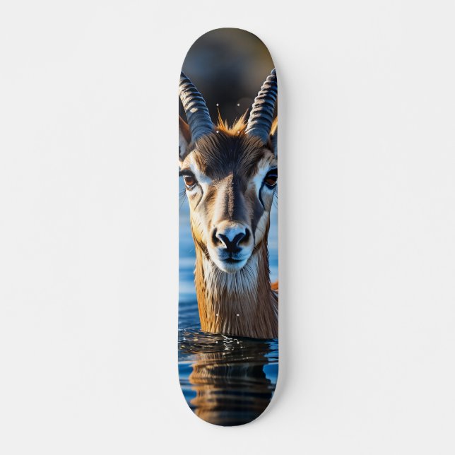 Skateboard Tabla de Skate Antílope Veloz con Cuernos (Devant)