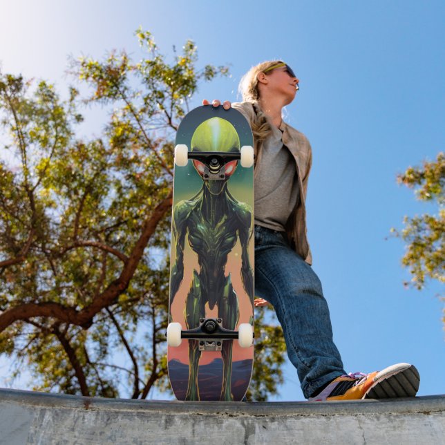 Skateboard Tabla de Skate Extraterrestre Marciano (Extérieur 1)