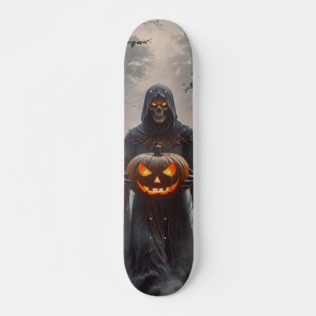 Skateboard Tabla de Skate Fantasma con Calabaza (Devant)