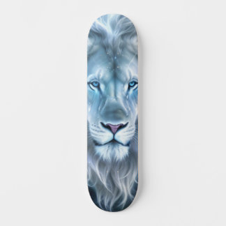Skateboard Tabla de Skate León Azul de Fantasía Celestial