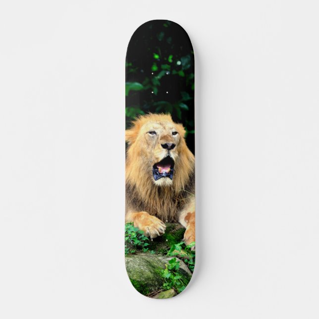 Skateboard Tabla de Skate León Salvaje Bostezando (Devant)