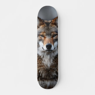 Skateboard Tabla de skate Lobo Gris Alfa Observante