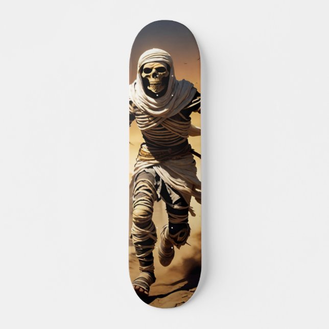 Skateboard Tabla de skate Momia del Desierto Corriendo. (Devant)