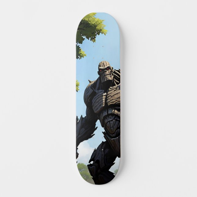 Skateboard Tabla de Skate Poderoso Monstruo Gigante (Recto)