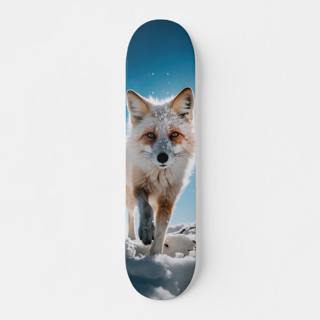 Skateboard Tabla de Skate Zorro Salvaje de Nieve (Devant)