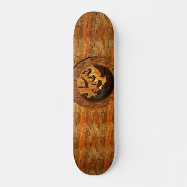 Skateboard tableau à horloge (Devant)
