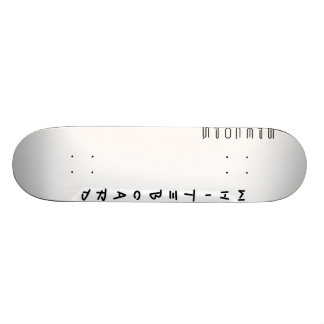 Skateboard Tableau blanc