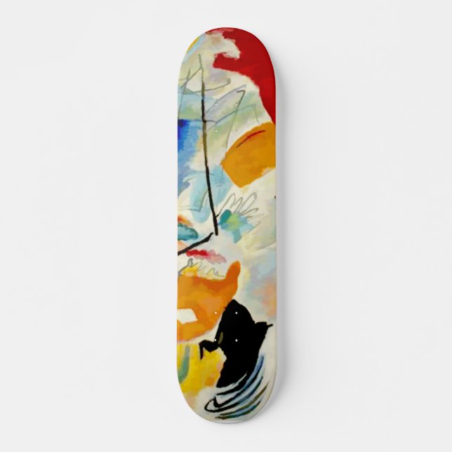 Skateboard Tableau de bataille maritime de Kandinsky 1913 (Devant)