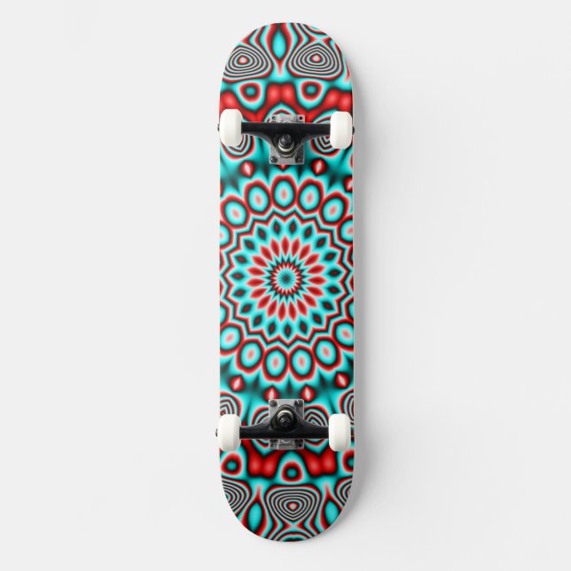 Skateboard Tableau de bord Art 100 Abstrait (Recto)