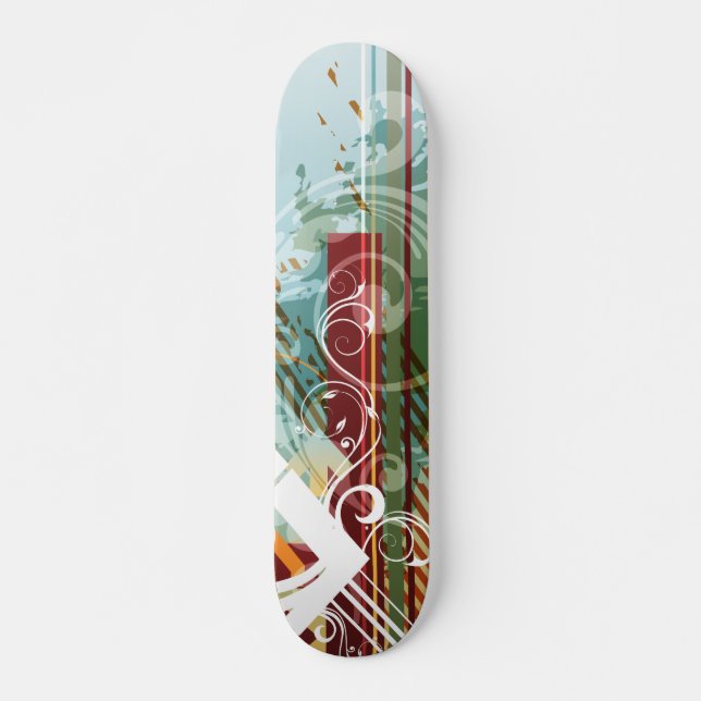 Skateboard Tableau de bord art 28 Abstrait (Devant)