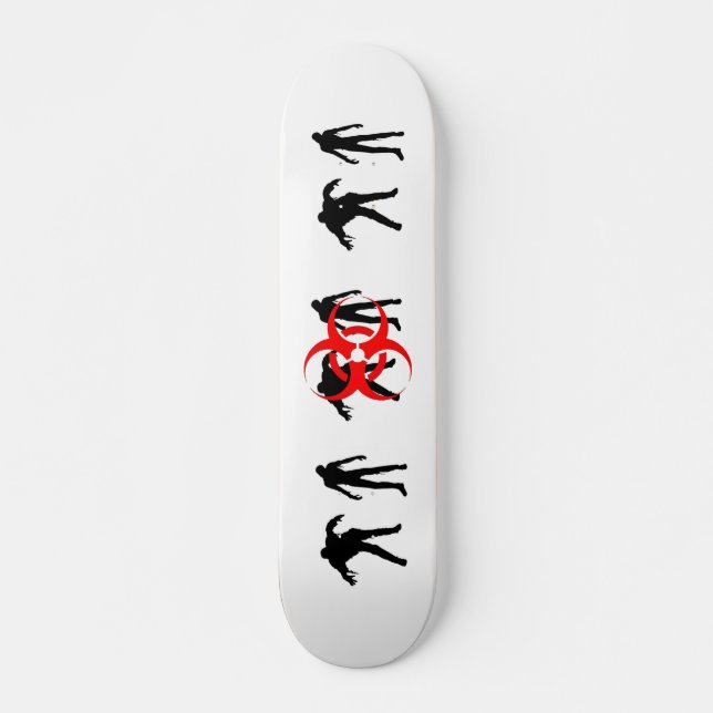 Skateboard Tableau de bord bio-aléatoire Zombie (Devant)