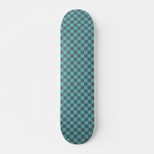 Skateboard Tableau de bord bleu et vert