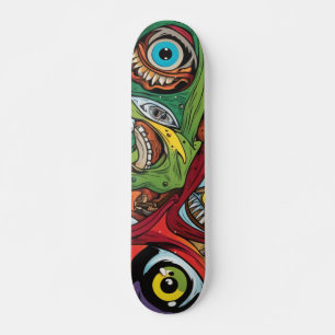 Skateboard Tableau de bord Brown de la Marine Abstraite