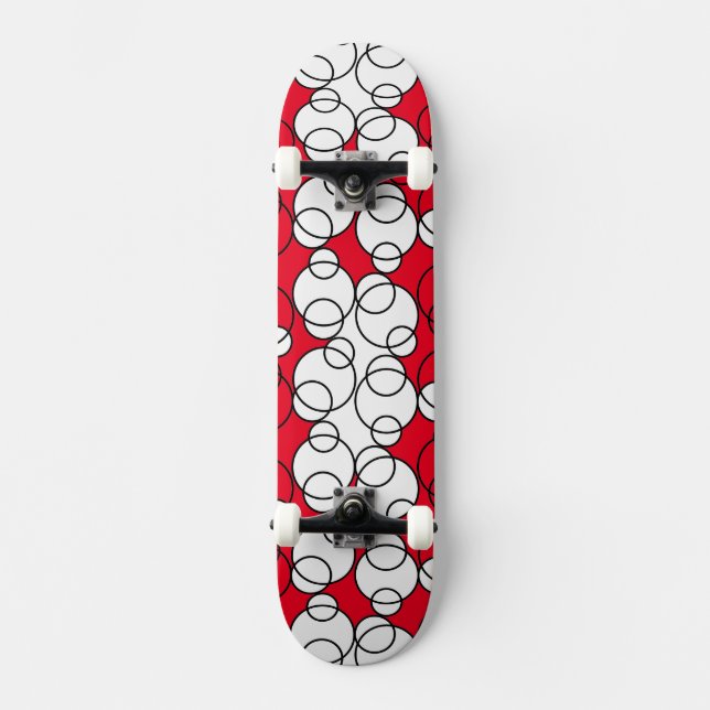 Skateboard Tableau de bord Cercles cool (Recto)