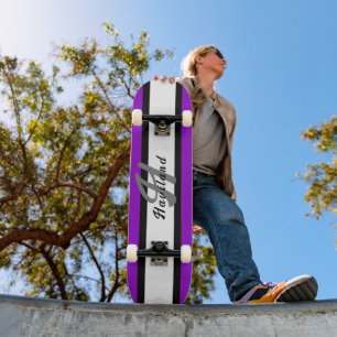Skateboard Tableau de bord couleur personnalisé avec le nom H