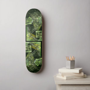 Skateboard Tableau de bord d'art Abstrait à équilibre tordu