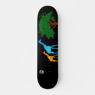 Skateboard Tableau de bord de girafe