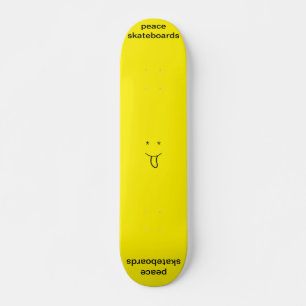 Skateboard tableau de bord de la langue originale de la paix