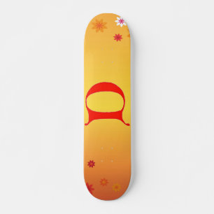 Skateboard Tableau de bord de la lettre D