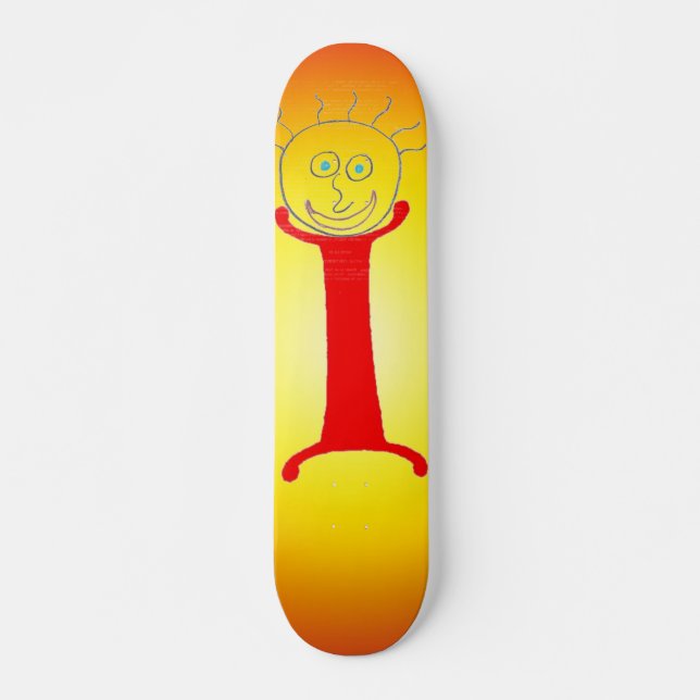Skateboard Tableau de bord de la lettre I (Devant)