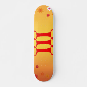 Skateboard Tableau de bord de la lettre I