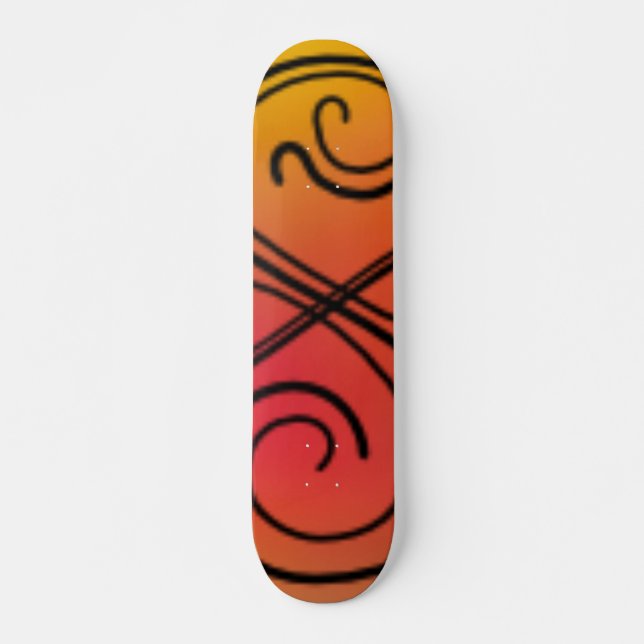 Skateboard Tableau de bord de ligne courbe (Devant)