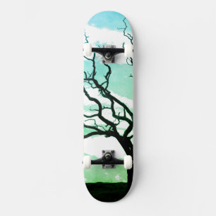 Skateboard Tableau de bord des branches d'arbre