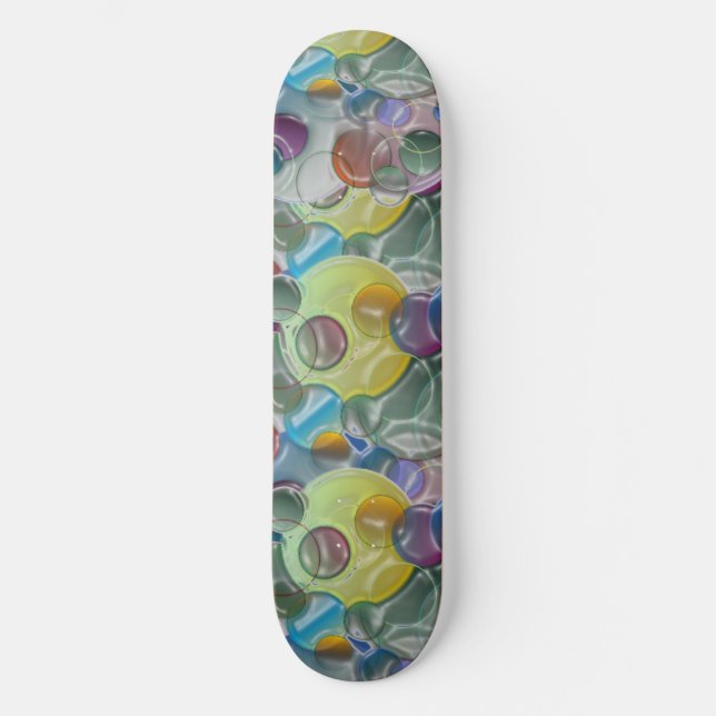 Skateboard Tableau de bord des bulles 3D (Recto)